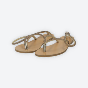 Sandali Donna Tata Italia Dorato