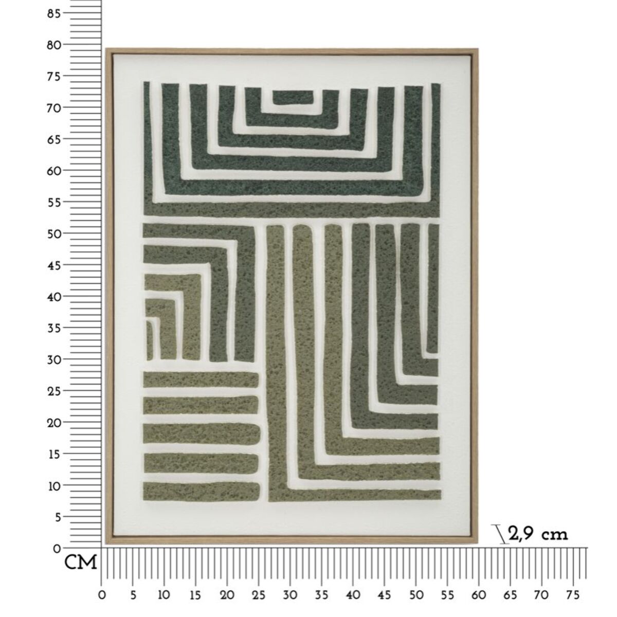 DIPINTO SU TELA 3D C/CORNICE -B- CM 60X2,9X80