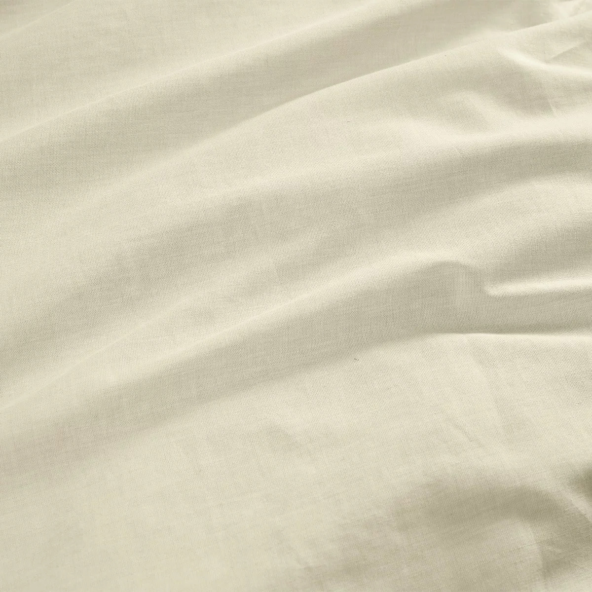Housse de couette lin & coton 160 g/m² uni beige Le metis francais chanvre