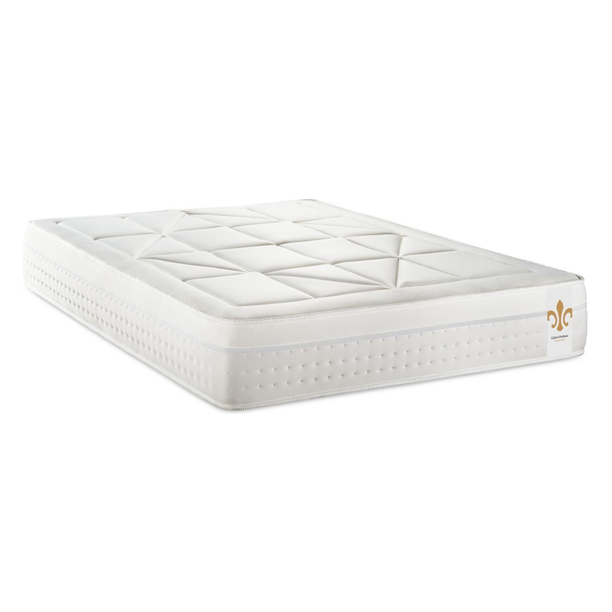 Matelas Vingt-Huit - 28cm - Ressorts ensachés et mémoire de forme - Tensions allégées - Soutien Ferme