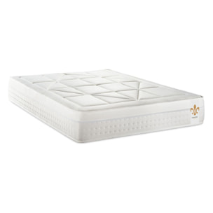 Matelas Vingt-Huit - 28cm - Ressorts ensachés et mémoire de forme - Tensions allégées - Soutien Ferme