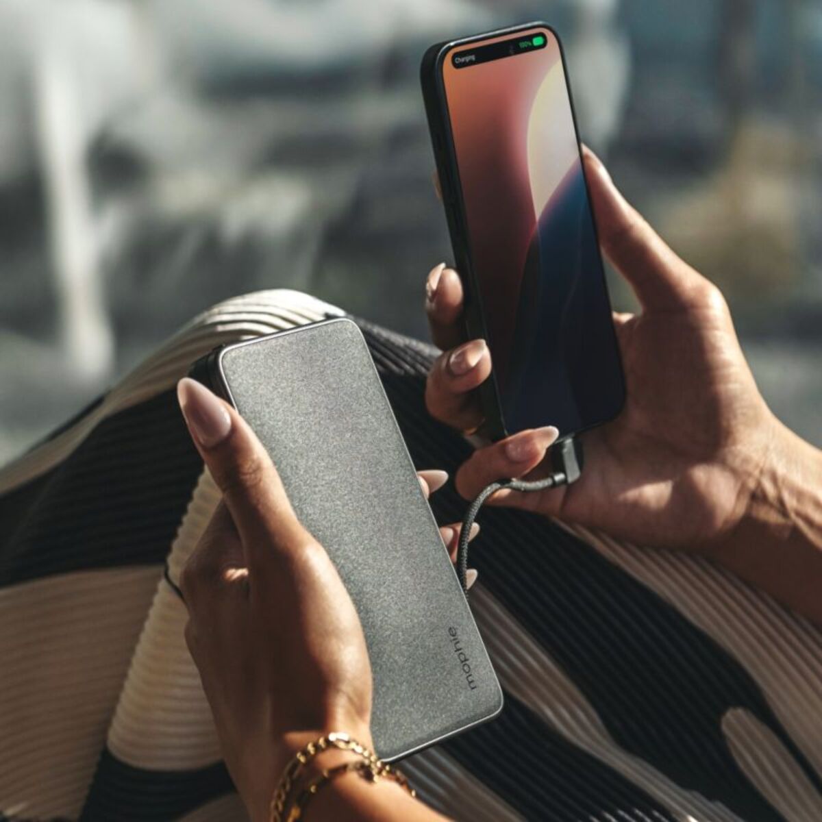 Batterie nomade MOPHIE 10 000 mAh noir