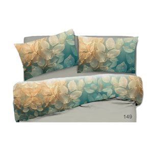 Completo Lenzuola Balzate 2 piazze Relax 149 100% Cotone e Made in Italy con stampa digitale HD