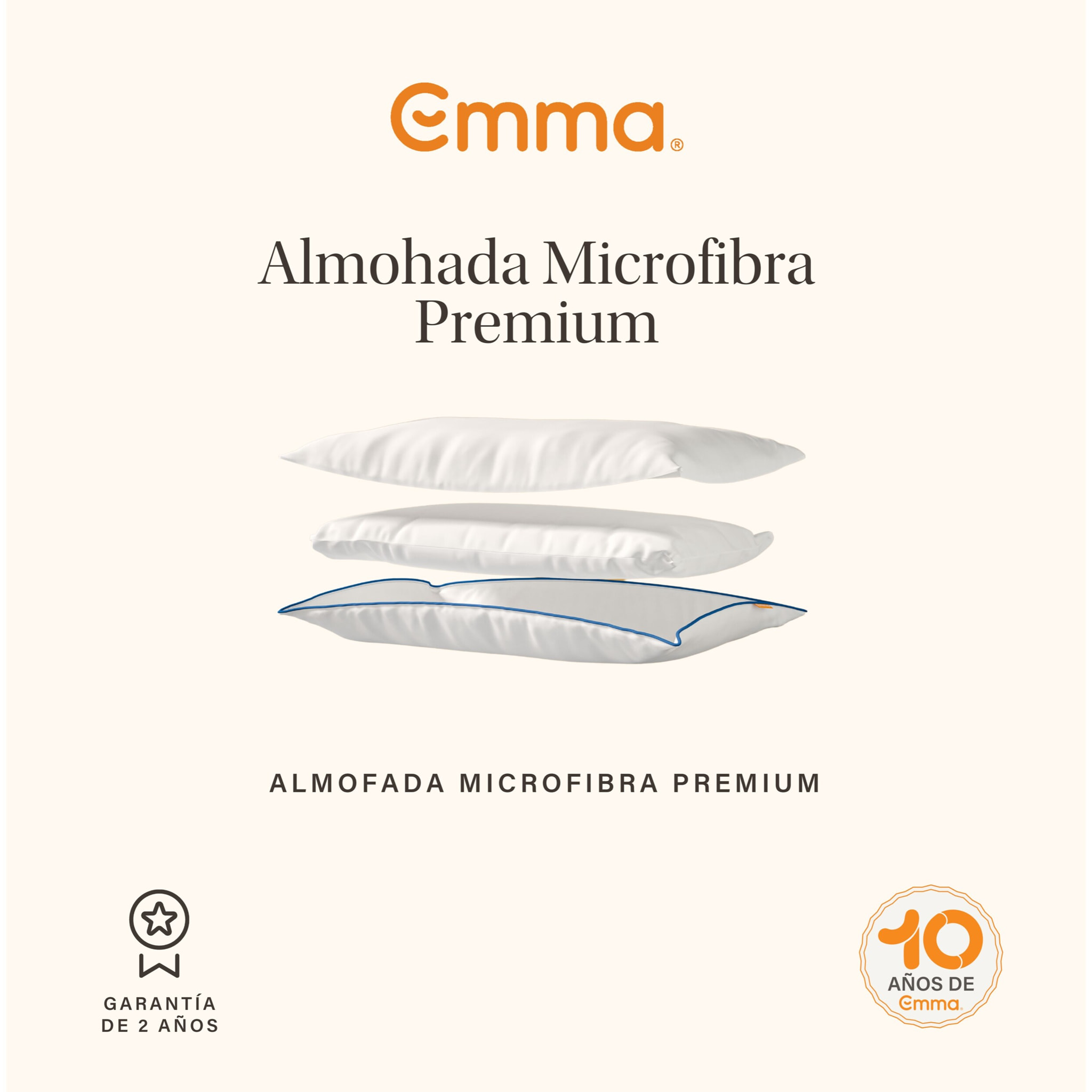 Almohada Microfibra Premium | 40x70 cm