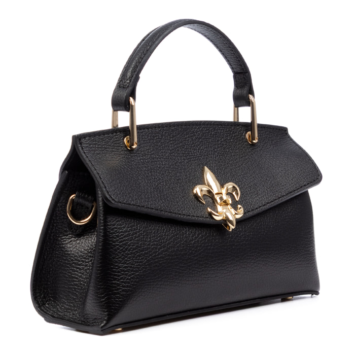 Balestrino bolso tote mujer, de piel auténtica Dollaro.