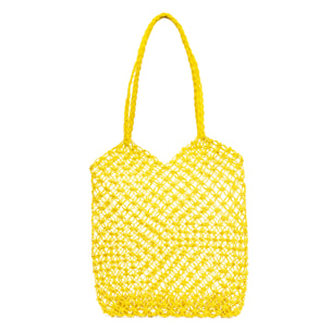 Chieti Bolso de hombro Mujer. Tejido Paja