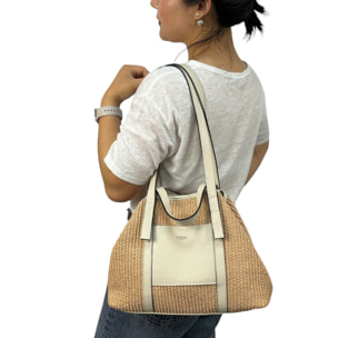 Borsa a mano Cheval Firenze Formentera Mini Beige