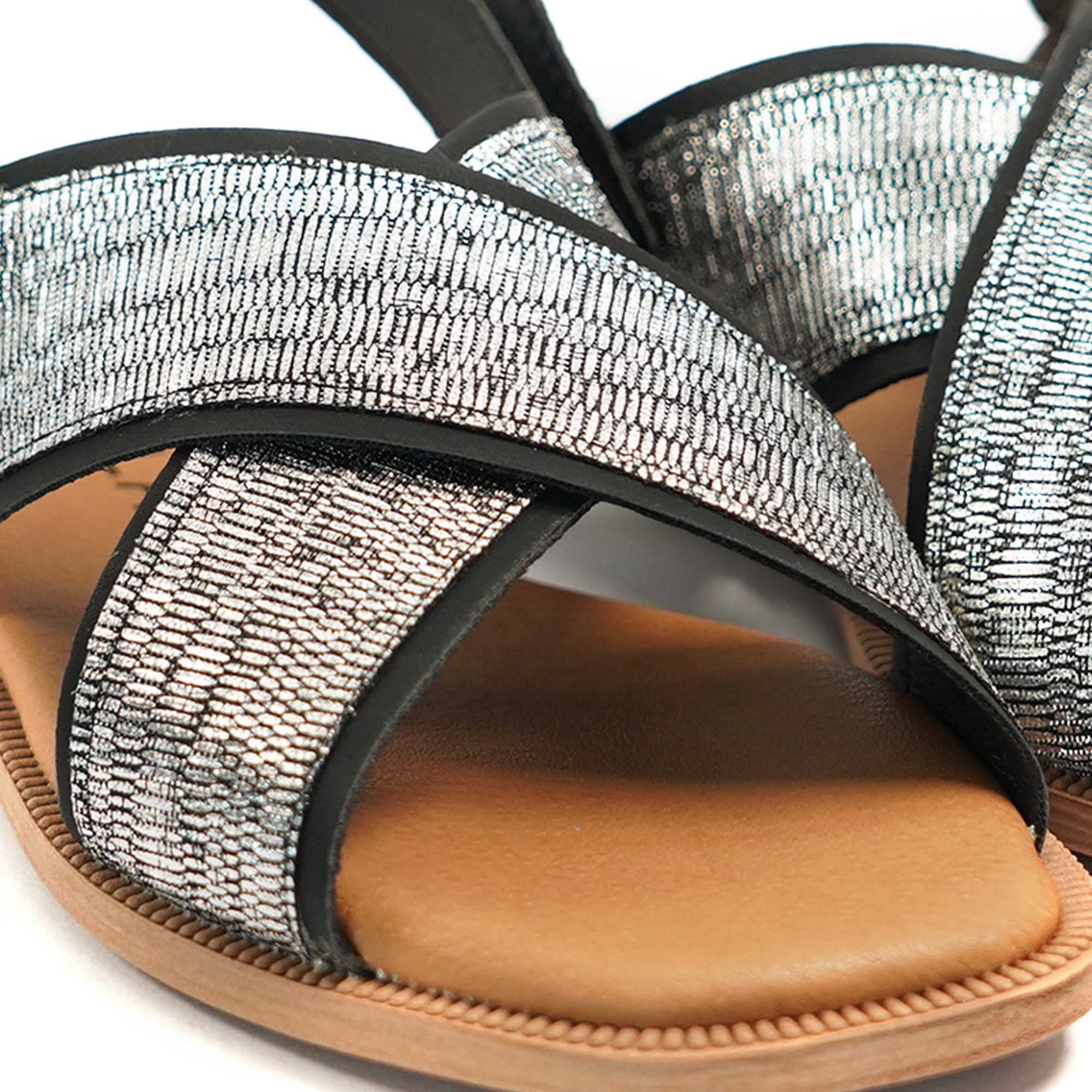 SANDALO FLAT ARGENTO