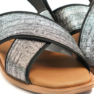 SANDALO FLAT ARGENTO