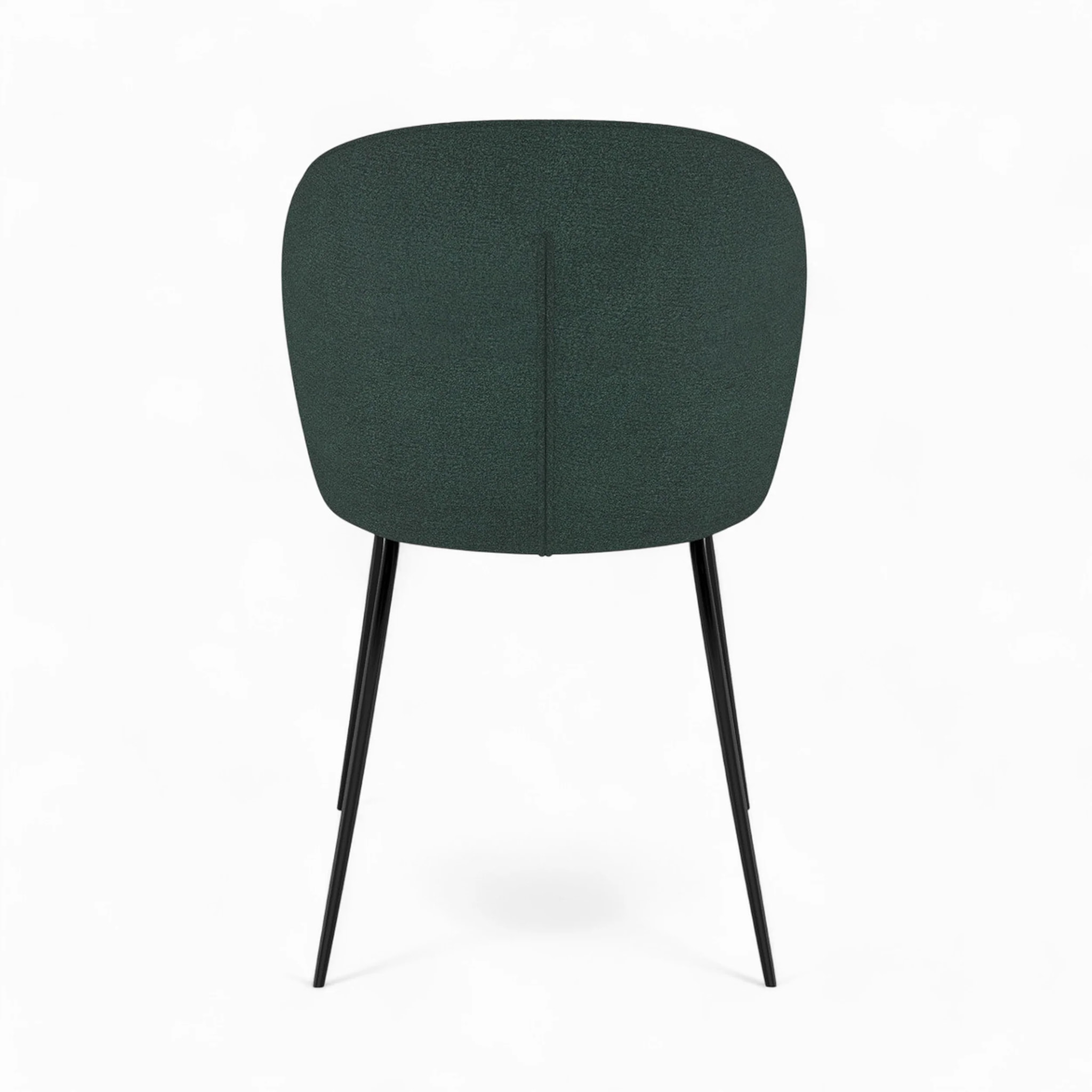 Pack 4 chaises en tissu bouclé jaune et vert - Groom