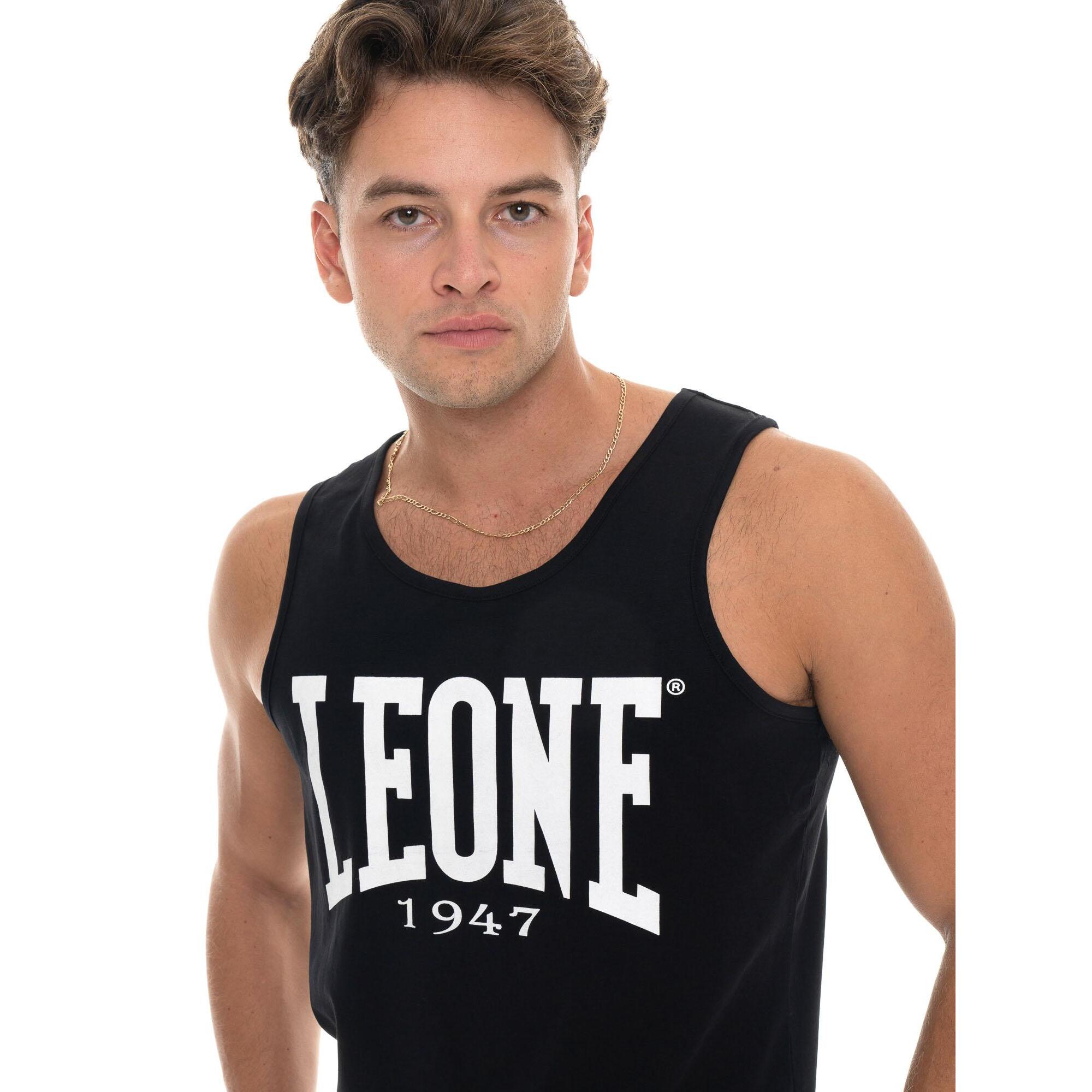 Camiseta sin mangas de Leone 1947 Apparel con un gran logo de boxeo. Estilo llamativo para entrenar.