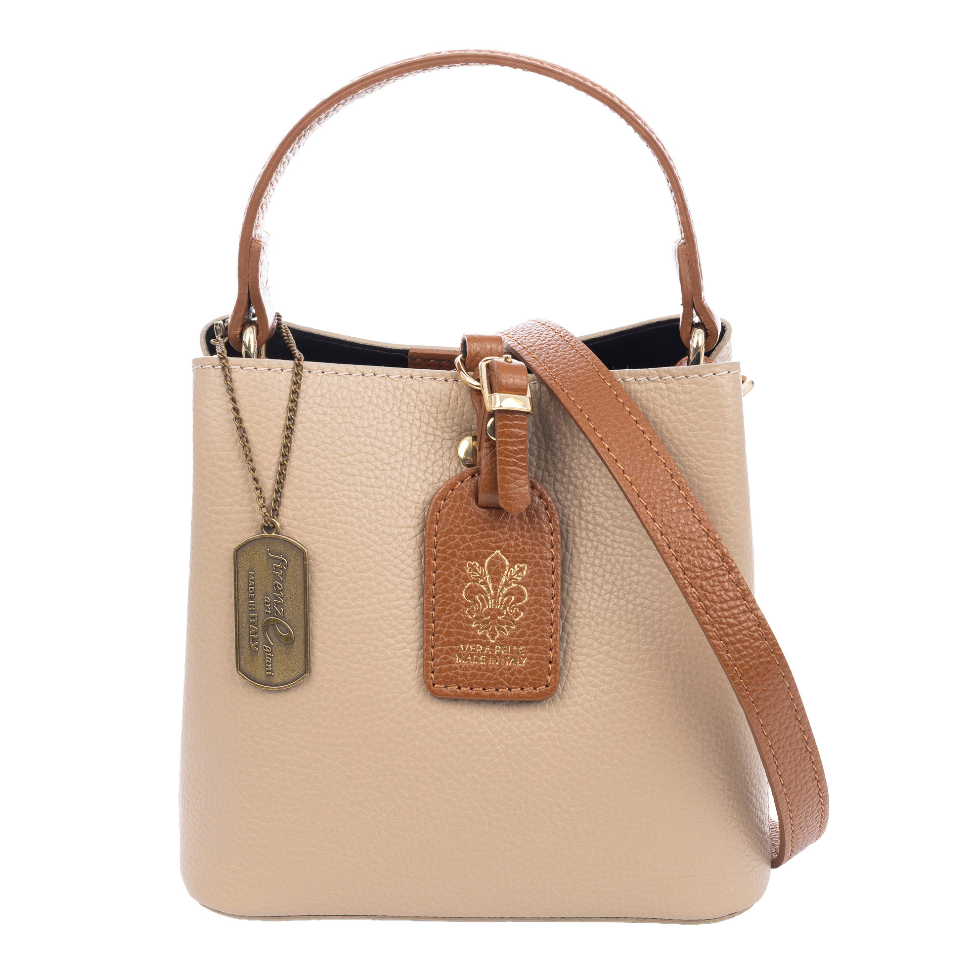 Bernate Bolso de mano Mujer. Piel auténtica Dollaro.