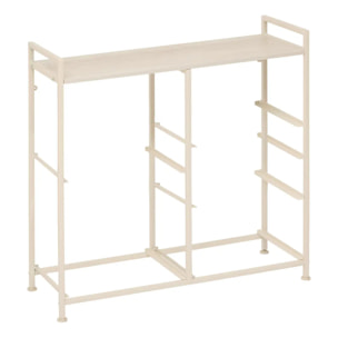 Meuble de rangement Tissa 5 tiroirs beige