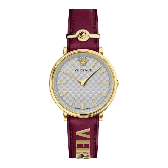 Reloj Versace VE81043-22 Mujer Analogico Cuarzo con Correa de Cuero