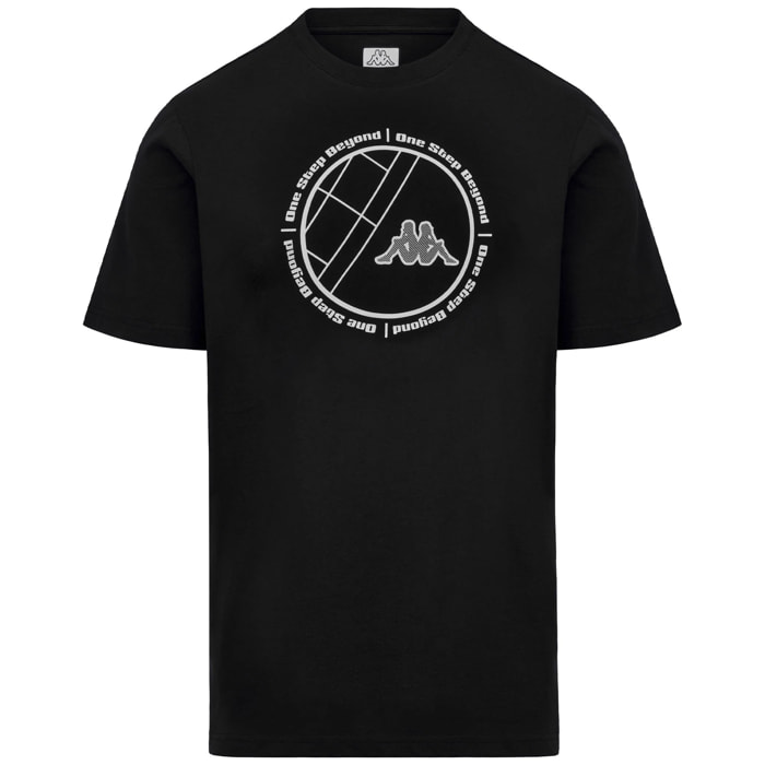 Kappa - Camisetas y tops Hombre Negro - Logo Illio