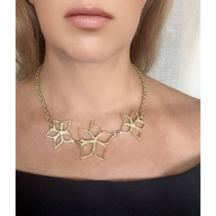 Collar Irregular Blom en dorado 40cm cadena.