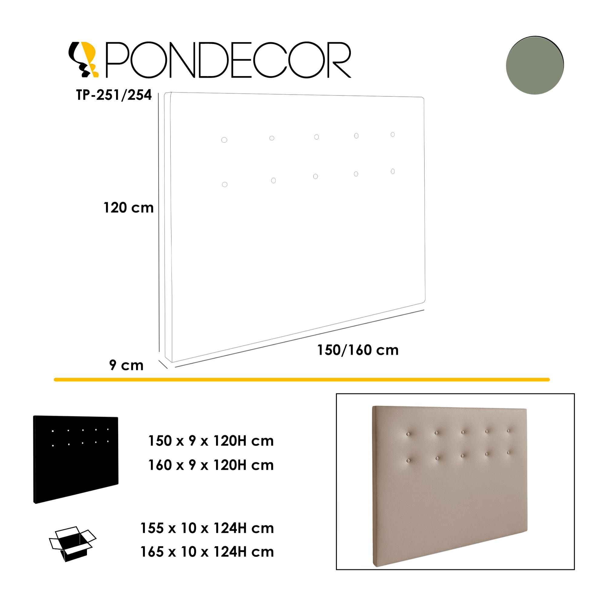 Cabecero NIT - 160x8x120cm