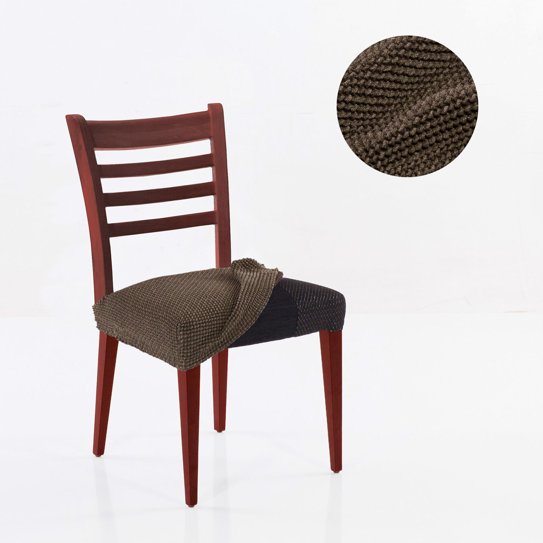Funda Super Elástica para ASIENTO de SILLA pack2 unidades modelo HELENA
