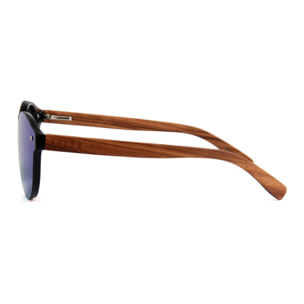 Gafas de Sol Feler 1502M-1 Polarizadas de Madera Unisex 52 mm