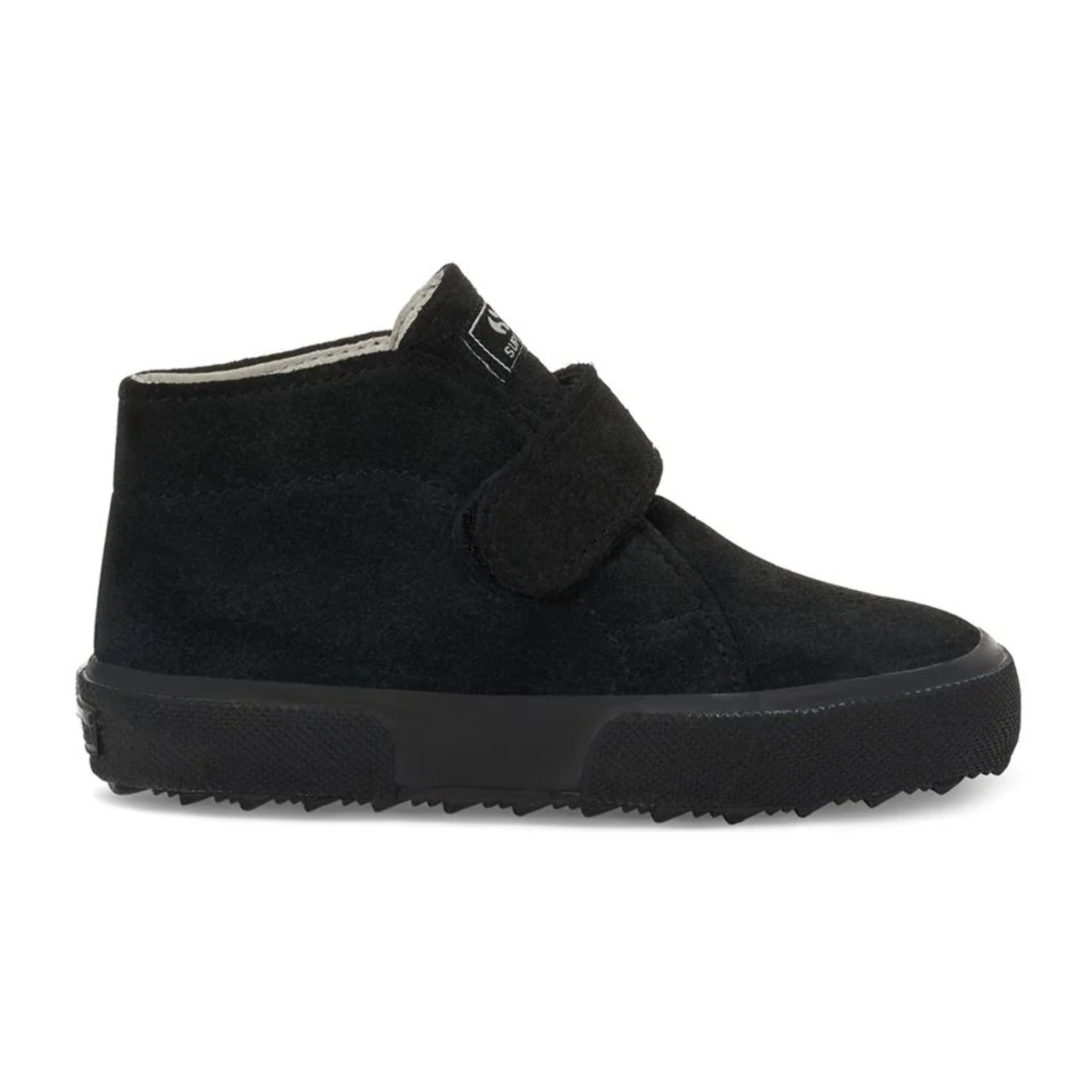 Superga - Botines Niño Negro - 2173 Kids Strap Suede