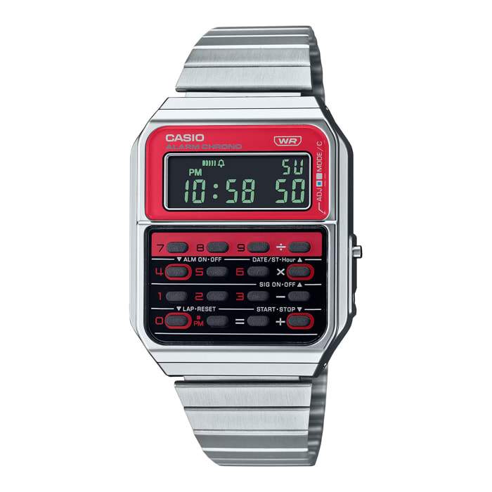 Reloj Casio CA-500WE-4BEF Hombre Digital Cuarzo con Correa de Acero inoxidable