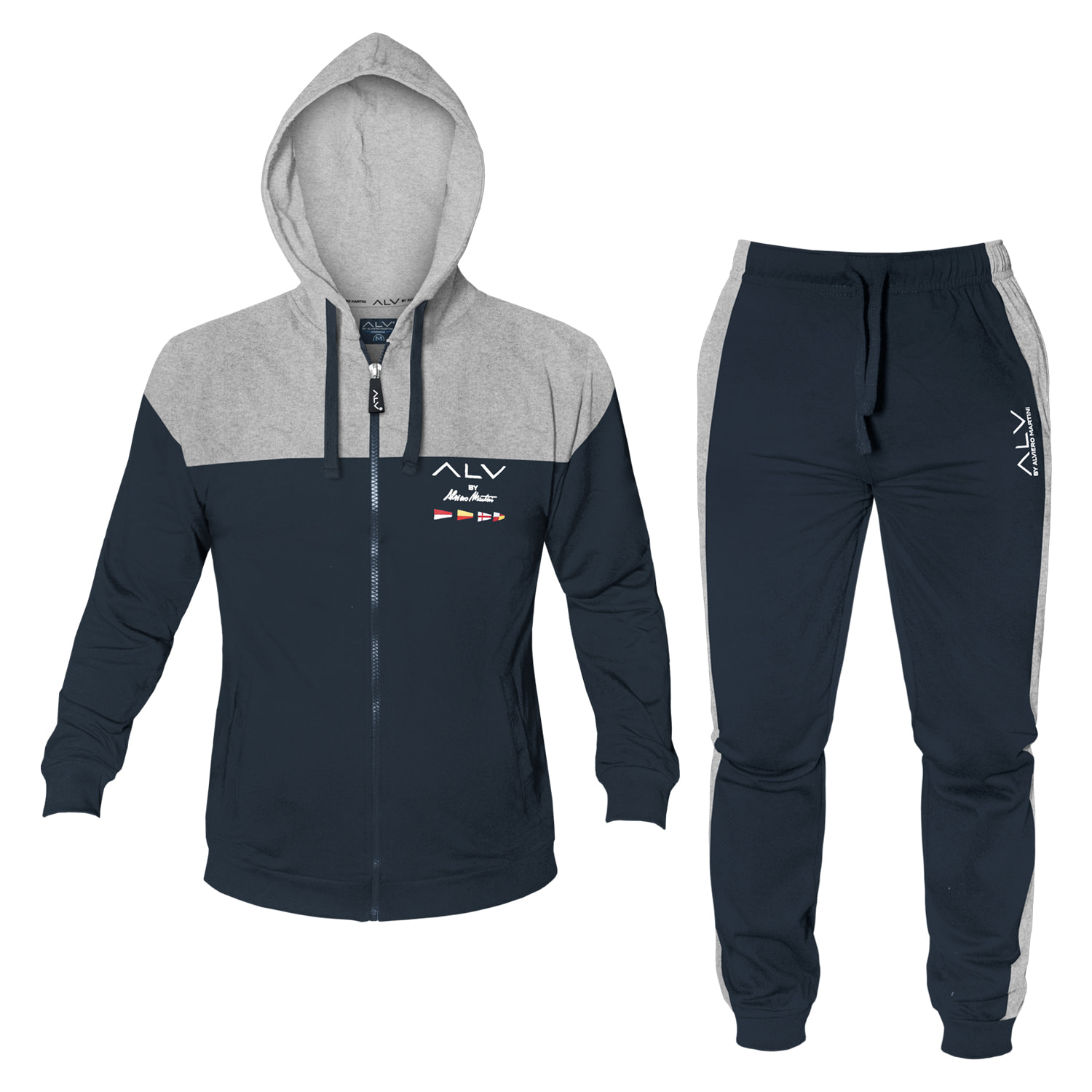 Tuta Uomo Homewear ALVIERO MARTINI Cotone French Terry Leggero