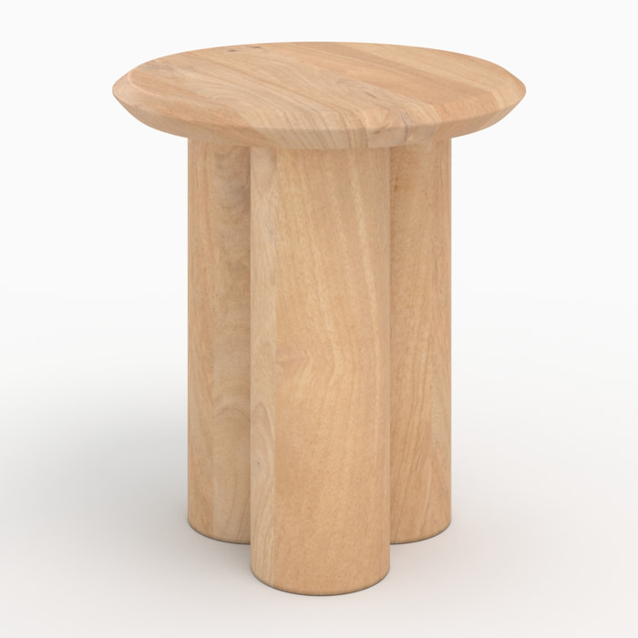 Table d'appoint en bois de manguier D40 cm - Sacha
