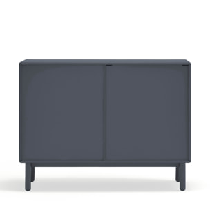 Cómoda Corvo 7 cajones gris antracita