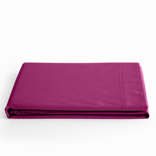 Drap plat ''Prémium'' - Couleur Magenta