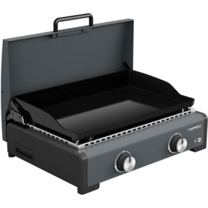 Plancha gaz CAMPINGAZ SIGMA 2 2210869 noir 2 brûleurs à poser, 58x36 cm