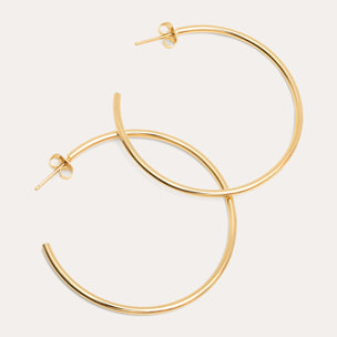 Pendientes Aro Ankara Baño Oro