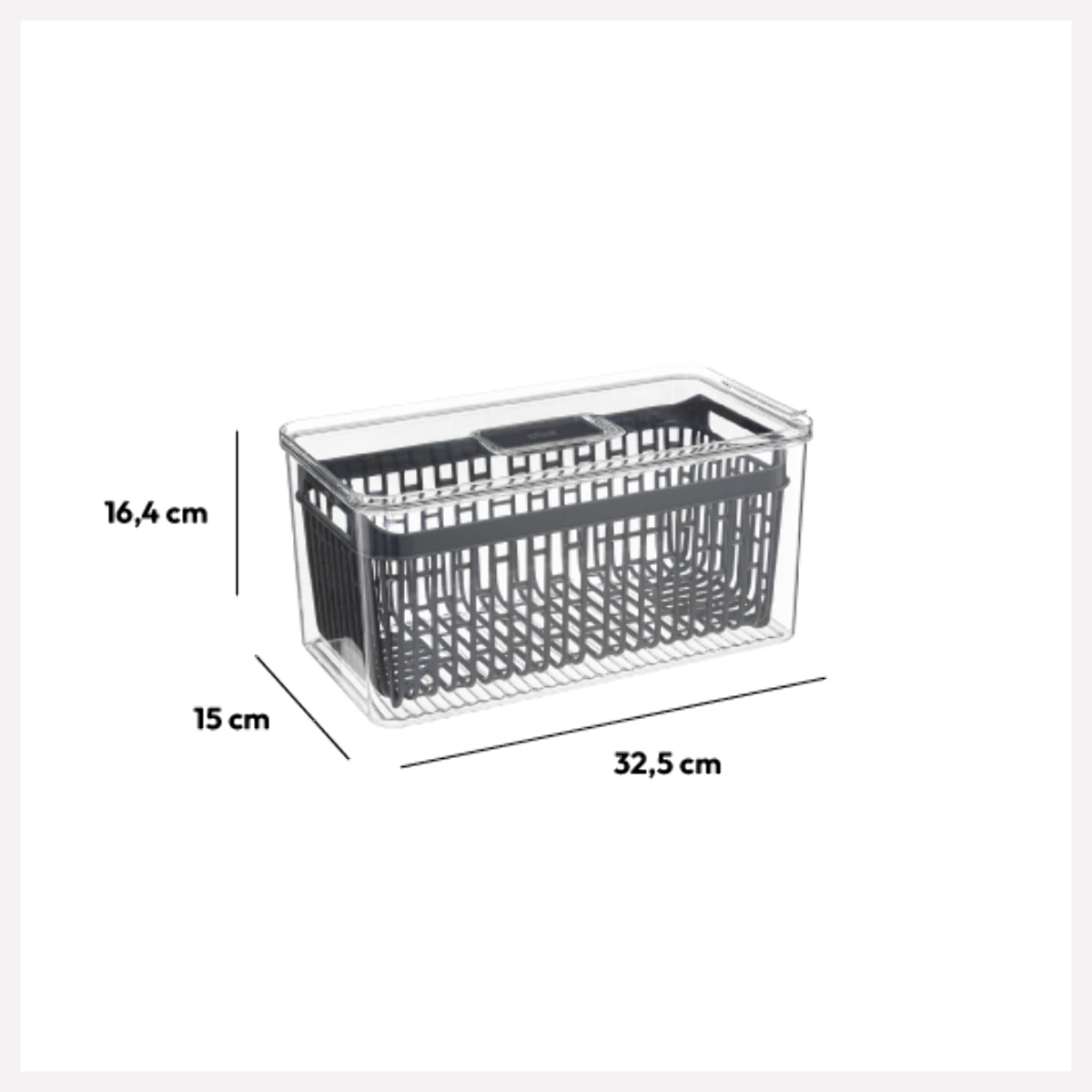 Boîte organiseur frigo 36x16cm Tidy fridge