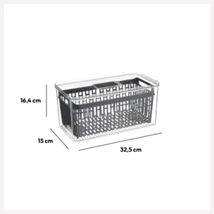 Boîte organiseur frigo 36x16cm Tidy fridge