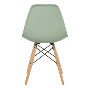 Sedie sala da pranzo Ester: set da 4 sedie verdi