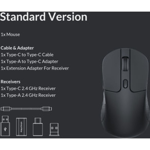 Souris Gamer Sans Fil KEYCHRON M3 1K Wireless
