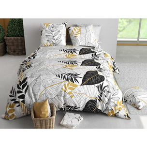 Parure housse de couette imprimée + 2 taies Moana