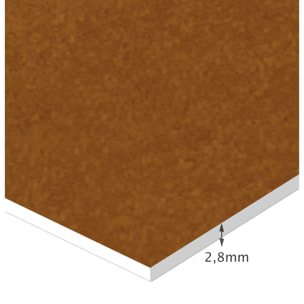 Alfombra de vinilo Galaxia marrón 100x133 cm -PVC antideslizante, vinilica para cocina o salón, lavable, estilo abstracto