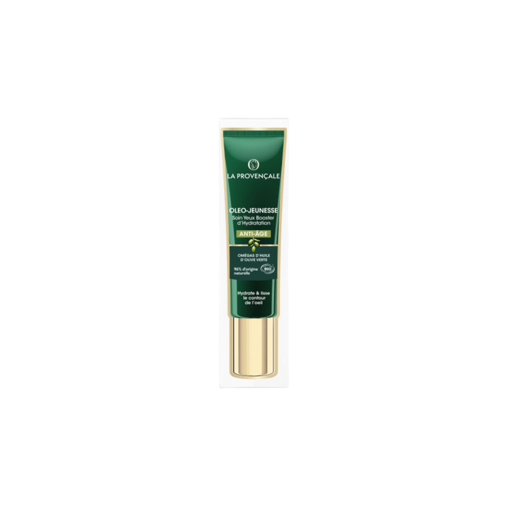 La Provençale Oleo-Jeunesse - Soin Yeux Booster d'Hydratation Anti-âge - Omégas d'huile d'Olive verte - 15ml
