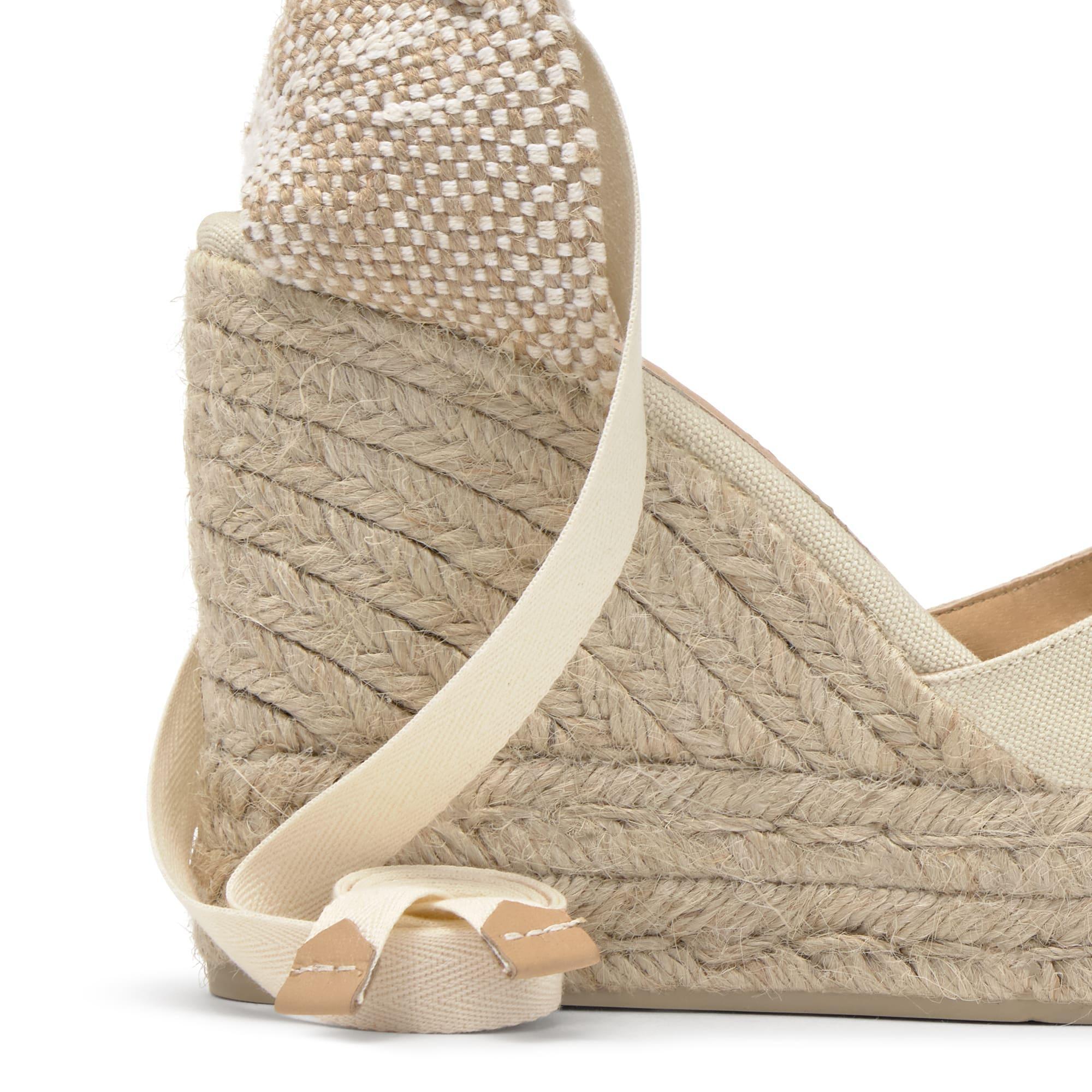 Alpargata Chiara cuña de yute 11cm doble plataforma
