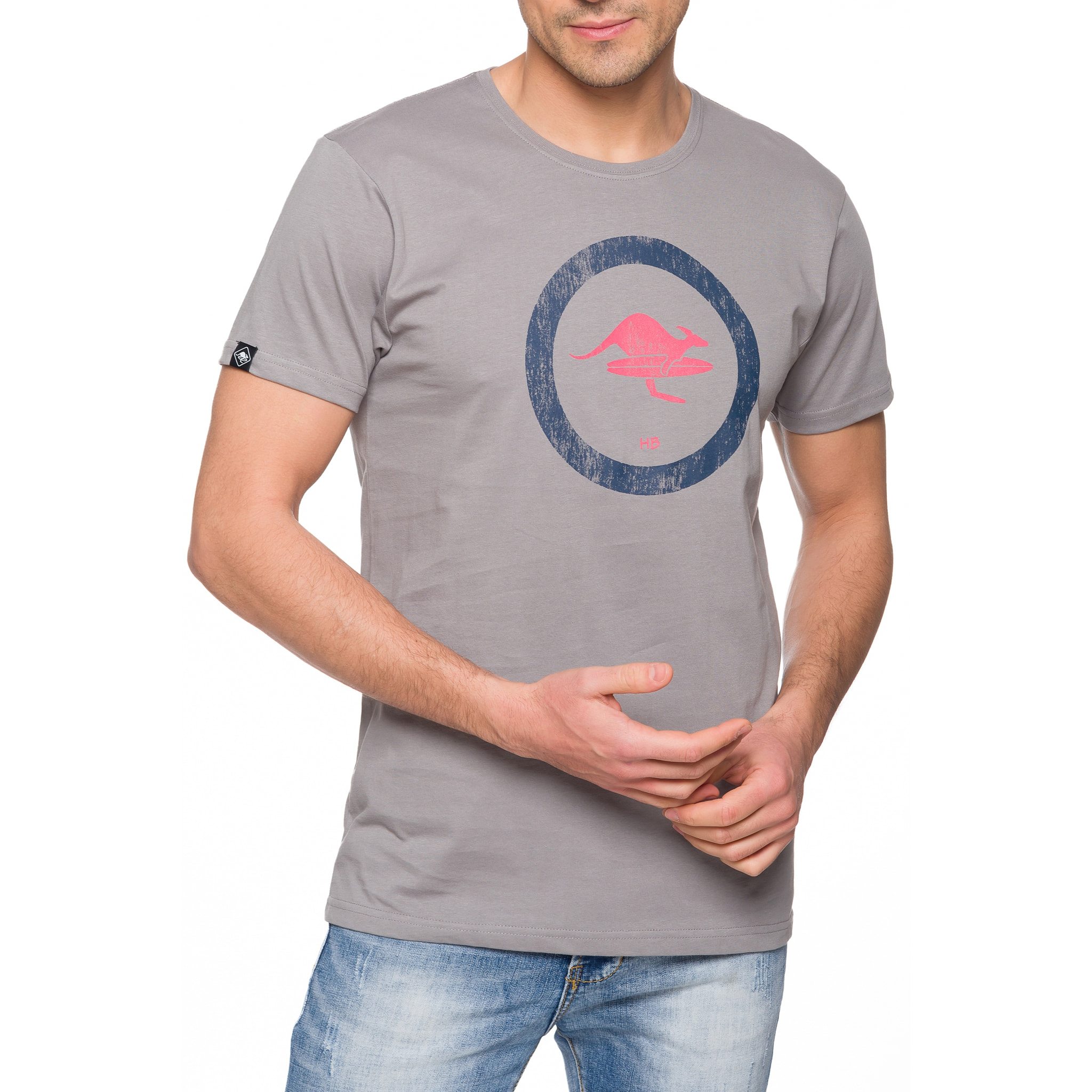 Camiseta Hot Buttered KAILUA Gris Claro