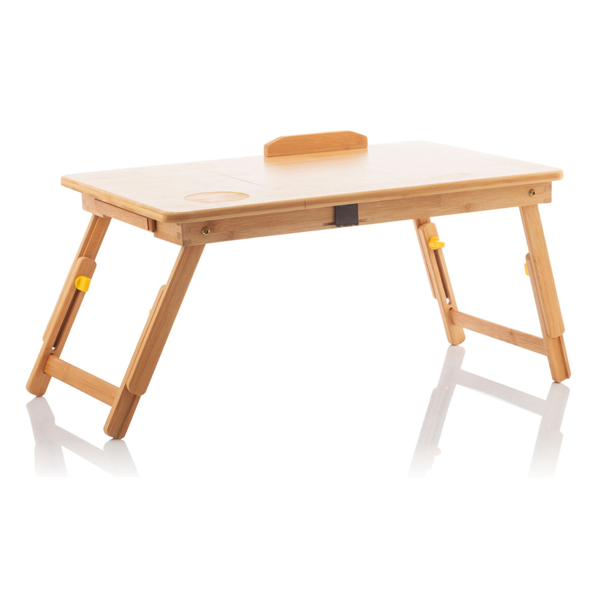 Mesa Plegable Auxiliar de Bambú Lapwood InnovaGoods