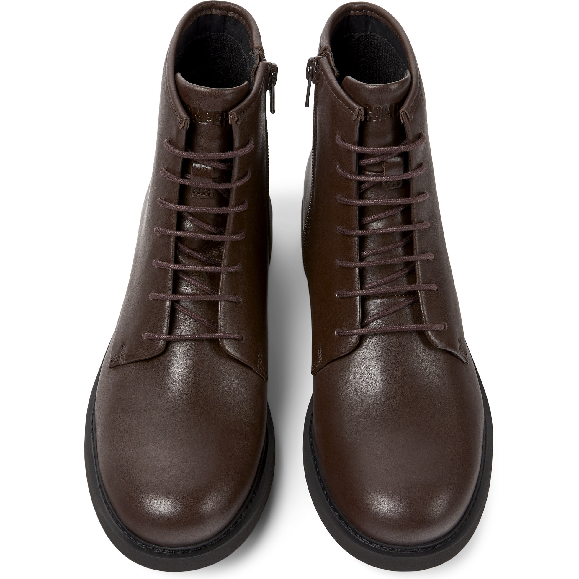 Botines - CAMPER Neuman - Marron - Cuero liso