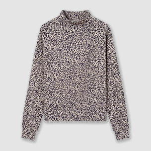 Top drapeado soft lira beige