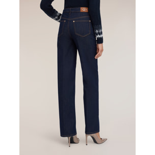 Motivi - Jeans wide a vita alta - Blu