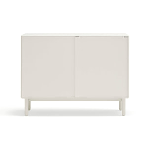 Cómoda Corvo 7 cajones crema