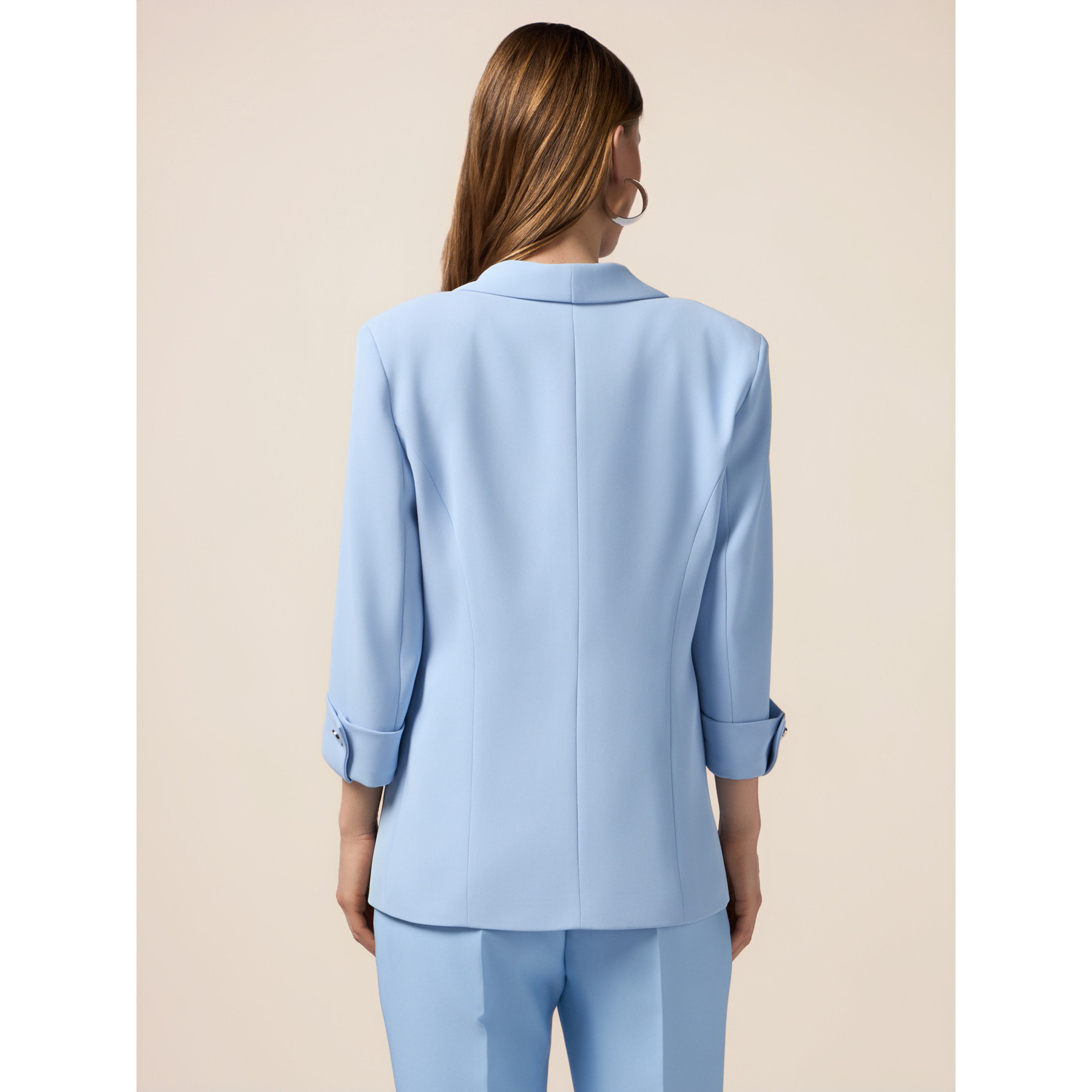 Oltre - Blazer con mangas tres cuartos - Light - blue