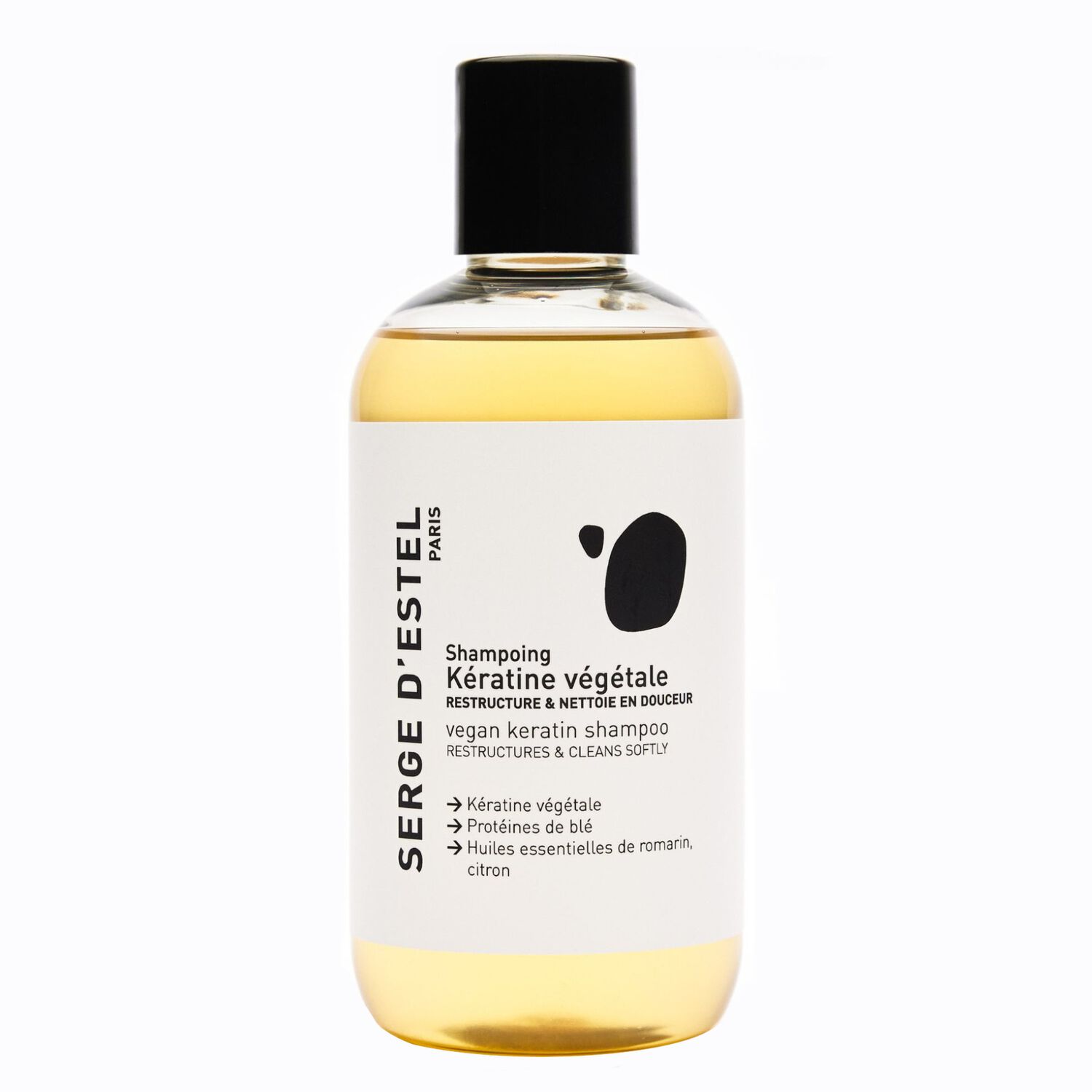 Cheveux Abîmés et Sensibilisés - Shampoing Restructurant à la Kératine Végétale