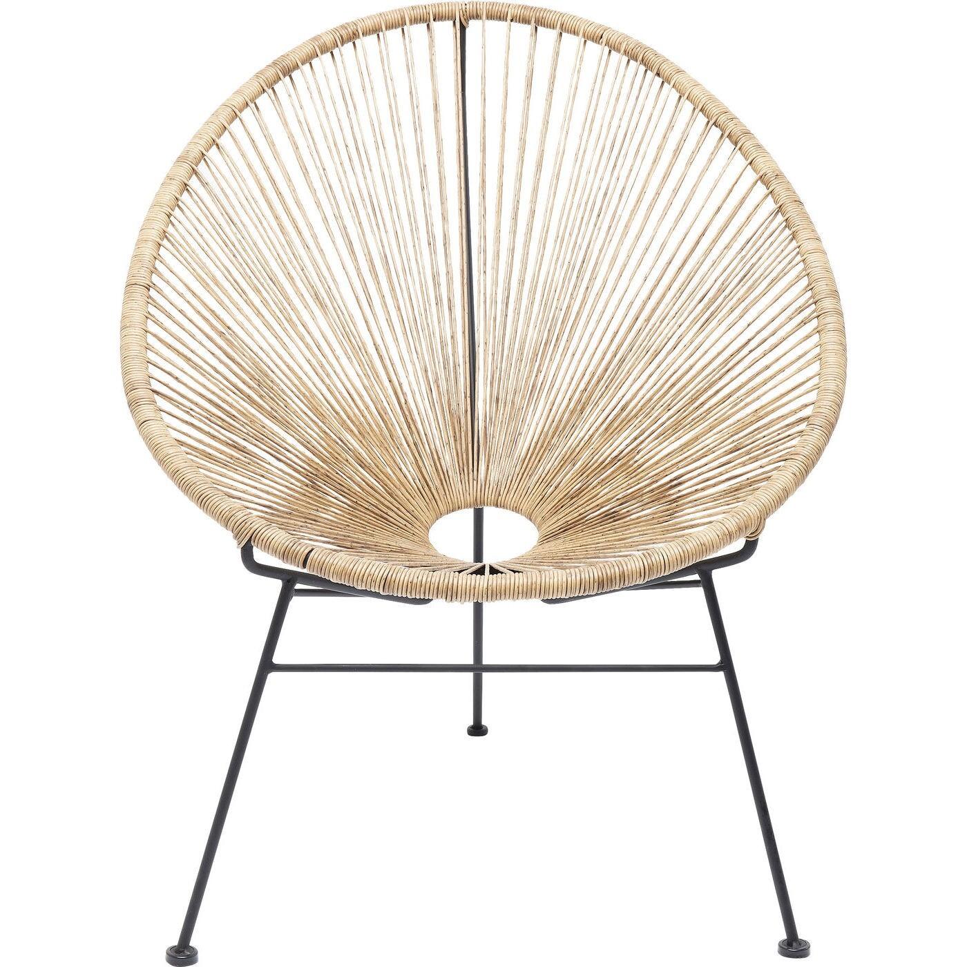 Fauteuil de jardin Spaghetti nature Kare Design