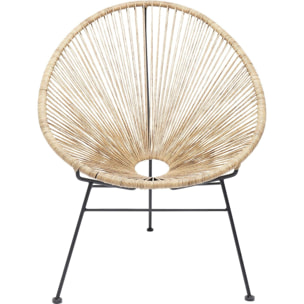 Fauteuil de jardin Spaghetti nature Kare Design