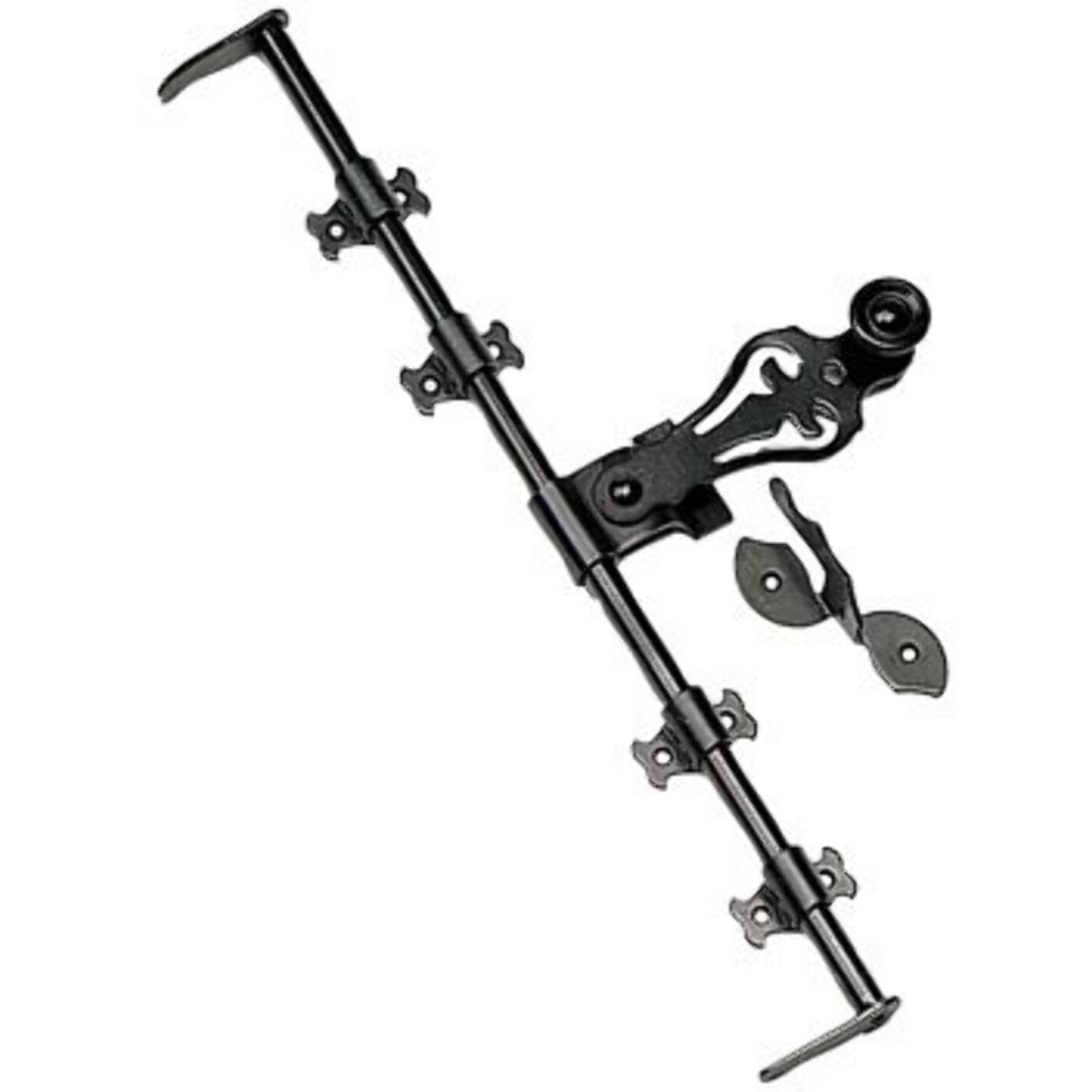 Tringle rainurée pleine Provence 1.5m TORBEL Noir - 07PN154